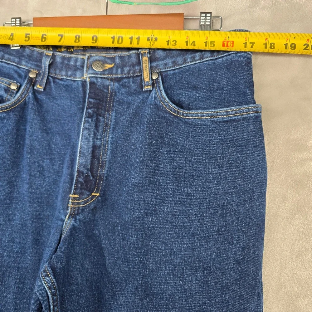 Beretta Jeans Mens 34x30 Blue Denim Made in USA Straight Leg Rugged Outdoor